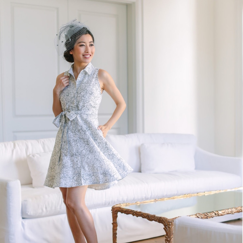 ExtraPetite.com Floral Shirt Dress